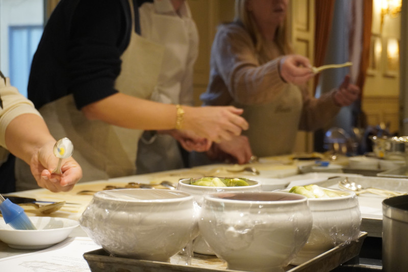 Evento corporate con visita guidata e team cooking a Milano